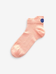 Bright Embroidered Motif Trainers Socks 4 Pack - Image 2 of 5