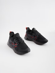 Red/Black Elastic Lace Trainers - Image 1 of 6