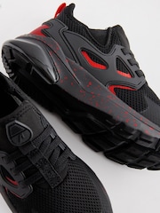 Red/Black Elastic Lace Trainers - Image 5 of 6