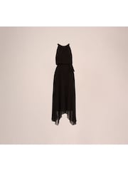 Adrianna Papell Jersey And Chiffon Black Jumpsuit - Image 6 of 6