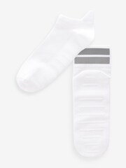 White Running Gripper Trainer Socks 2 Pack - Image 1 of 3