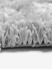 Silver Grey Lola Sparkle Plush Rug - Image 6 of 10