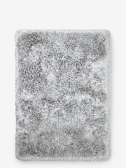 Silver Grey Lola Sparkle Plush Rug - Image 7 of 10