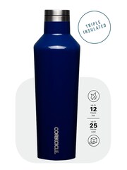 Corkcicle Blue Canteen Insulated Stainless Steel Bottle - Image 2 of 2