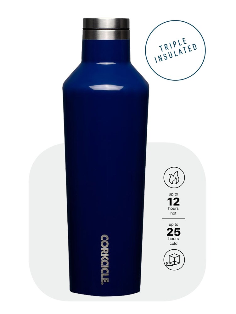 Corkcicle Blue Canteen Insulated Stainless Steel Bottle - Image 2 of 2