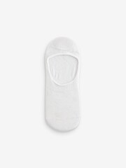 White Heart/Star Textured Low Cut Invsible Trainer Socks 4 Pack - Image 3 of 5