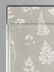 Emily Bond Pebble Grey 100% Cotton Tynesfield Made to Measure Roman Blinds - Image 3 of 5