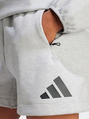 adidas Grey Z.N.E Shorts - Image 6 of 7