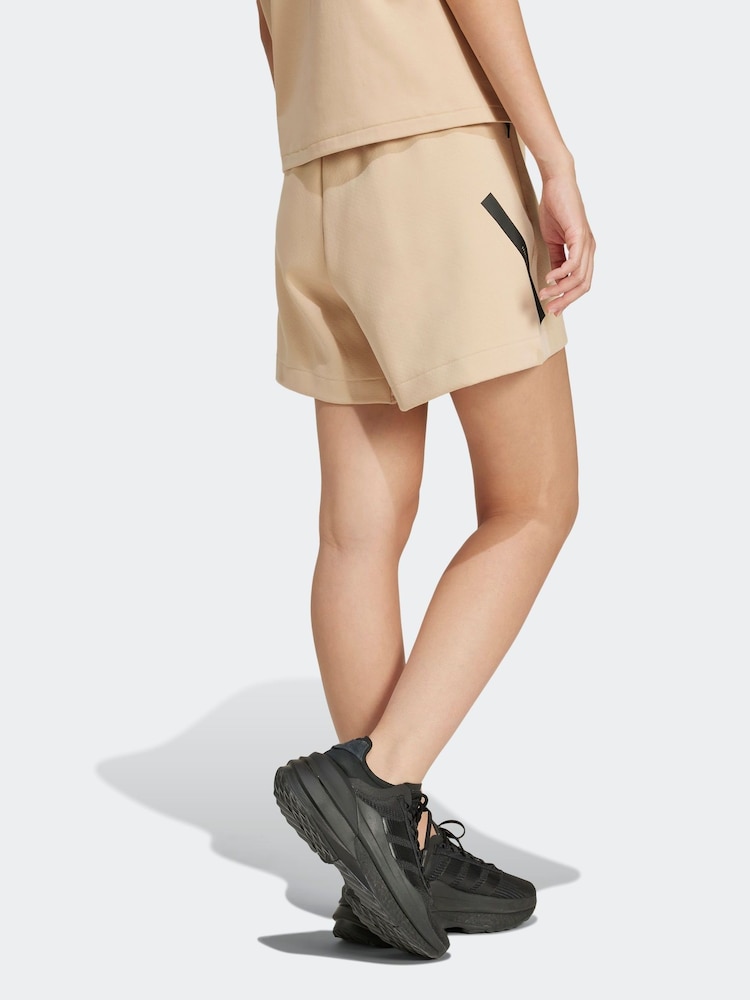 adidas Brown Z.N.E Shorts - Image 2 of 7