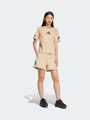 adidas Brown Z.N.E Shorts - Image 3 of 7