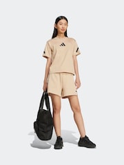 adidas Brown Z.N.E Shorts - Image 6 of 7