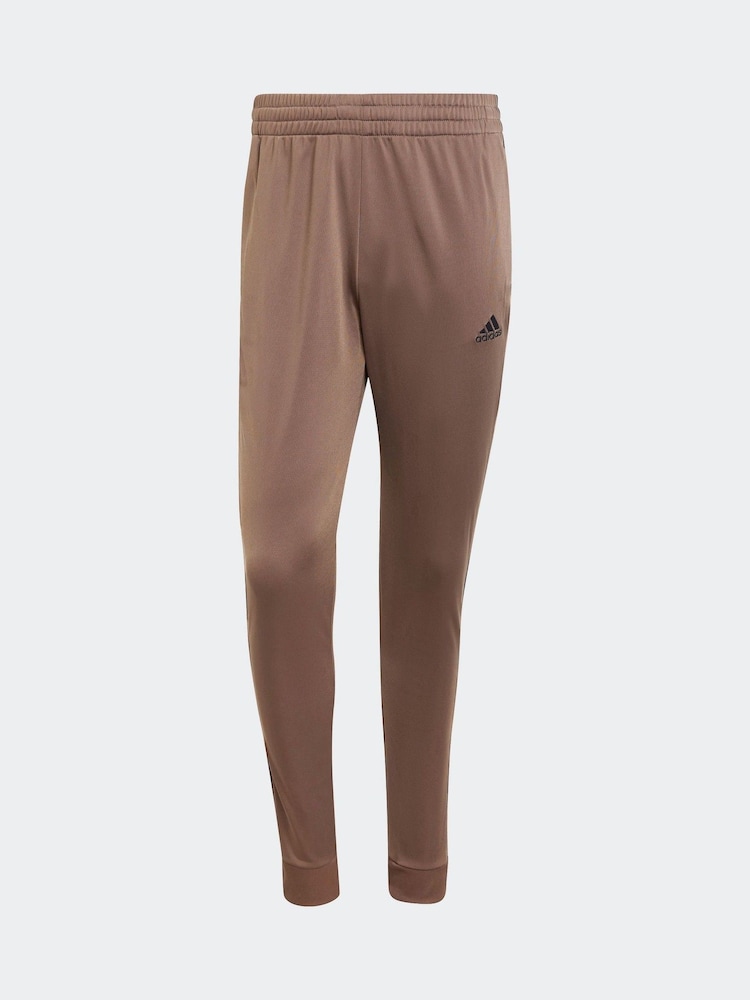 rjava - adidas 3-črtast; progast Tricot Tracksuit - Slika 9 iz 9