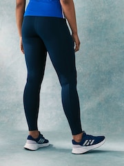 adidas Blue Optime Essentials Leggings - Image 3 of 4