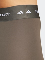 adidas Green Techfit 7/8 Shorts - Image 3 of 7