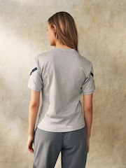 adidas Grey Z.N.E 100% Cotton T-Shirt - Image 3 of 5