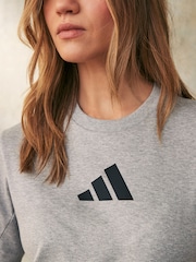 adidas Grey Z.N.E 100% Cotton T-Shirt - Image 5 of 5