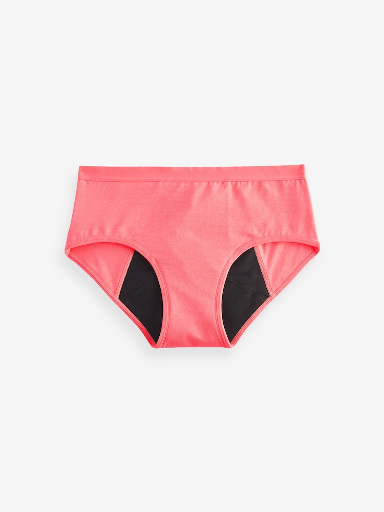 Rose/Orange - Lot de 2 pantalons menstruels ados (7-16 ans) - Image 2 de 6
