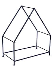 Ivyline Black Black Contemporary Log Storage Basket - Image 2 of 2