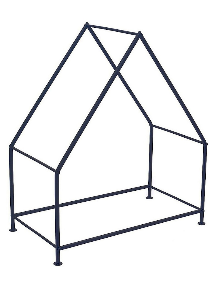 Ivyline Black Black Contemporary Log Storage Basket - Image 2 of 2