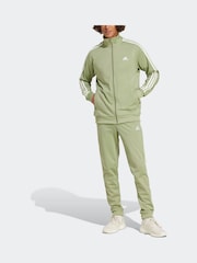 أخضر خفيف - adidas 3-Stripe Tricot Tracksuit - صورة 3 من 9