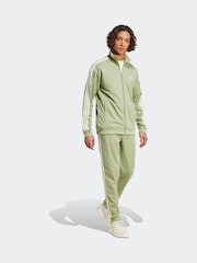 أخضر خفيف - adidas 3-Stripe Tricot Tracksuit - صورة 4 من 9