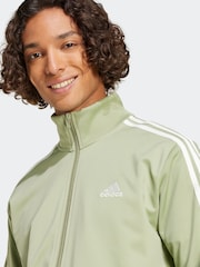 أخضر خفيف - adidas 3-Stripe Tricot Tracksuit - صورة 5 من 9