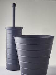 Our House Grey Toilet Brush And Bin Set - Image 1 of 3