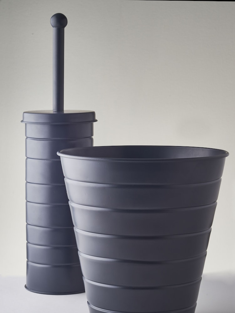 Our House Grey Toilet Brush And Bin Set - Image 1 of 3