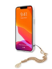 Guess Natural iPhone 13 Pro Case - Pc/Tpu Stripe with Charm Chain - Image 5 of 8