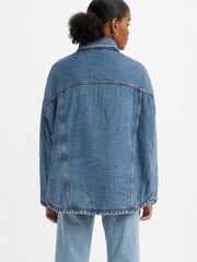 Levi's® Blue Fly Trucker Jacket - Image 2 of 4