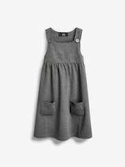 Grey Jersey Stretch Pinafore School Dress (3-14yrs) - Image 6 of 7