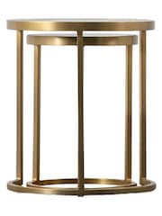 Gallery Home Gold Ruston Nest of 2 Tables - Image 11 of 11