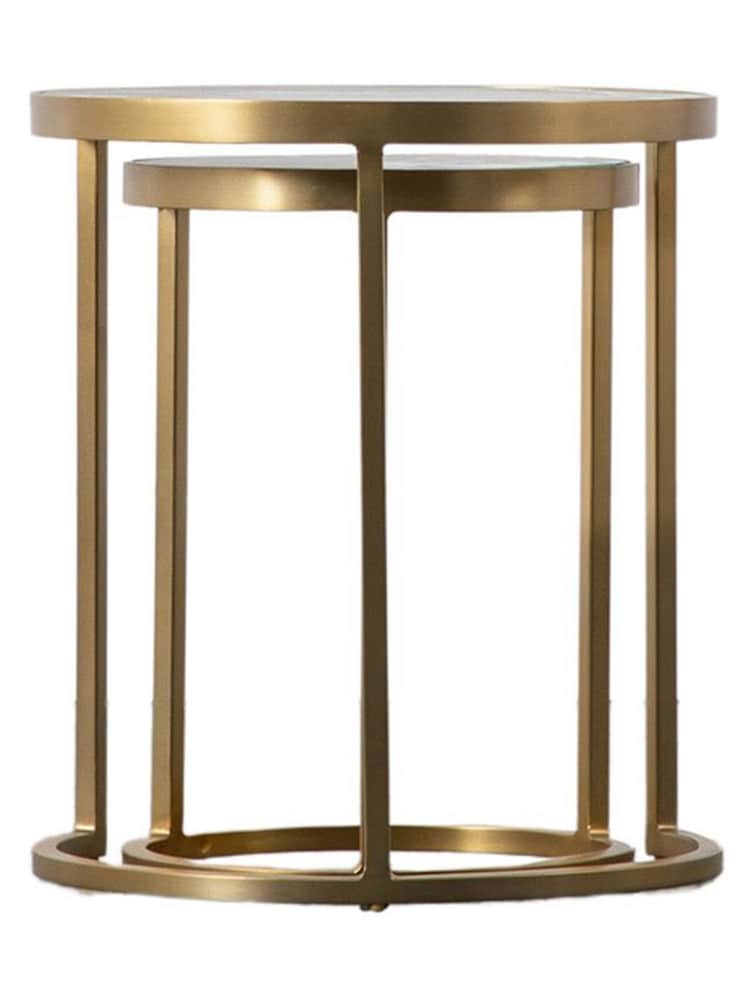 Gallery Home Gold Ruston Nest of 2 Tables - Image 11 of 11