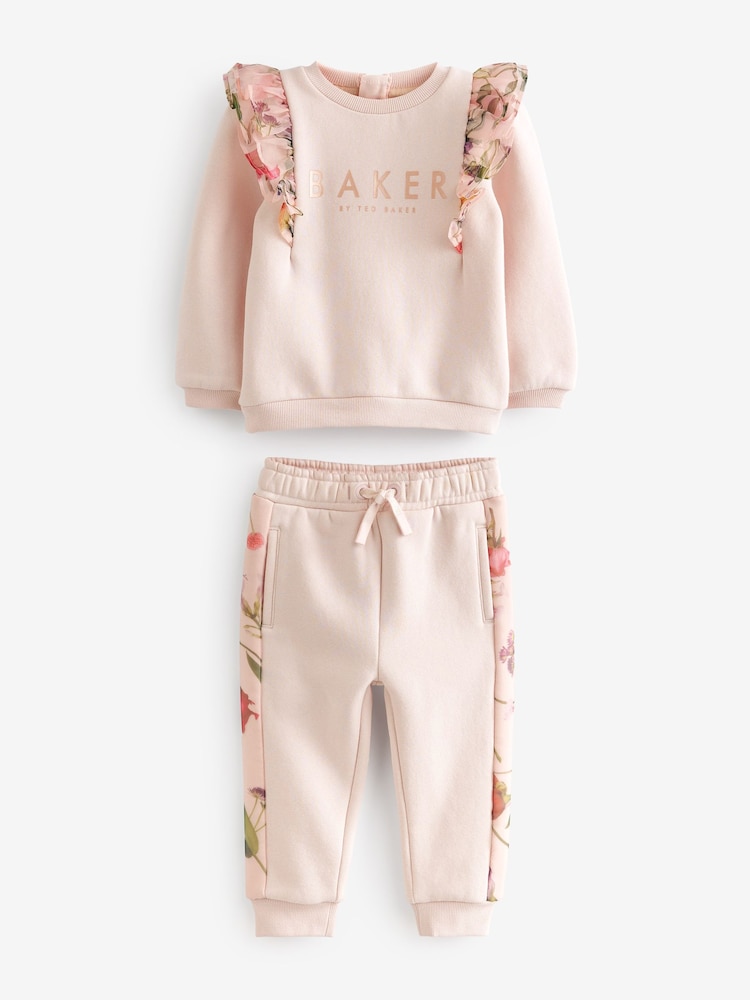 Rose - Ensemble pull et jogging Baker by Ted Baker à volants - Image 6 of 9