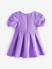Baker by Ted Baker Lilac Purple Cloque Dress - Image 1 of 9
