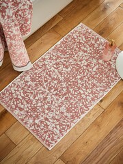 Bedeck of Belfast Coral 100% Cotton Celina Bath Mat - Image 1 of 2