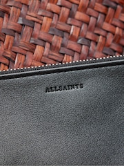 AllSaints Brown Allington Straw Tote Bag - Image 6 of 7