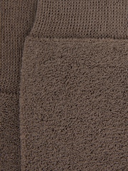Reiss Taupe Melange Alers Cotton Blend Terry Towelling Socks - Image 3 of 3