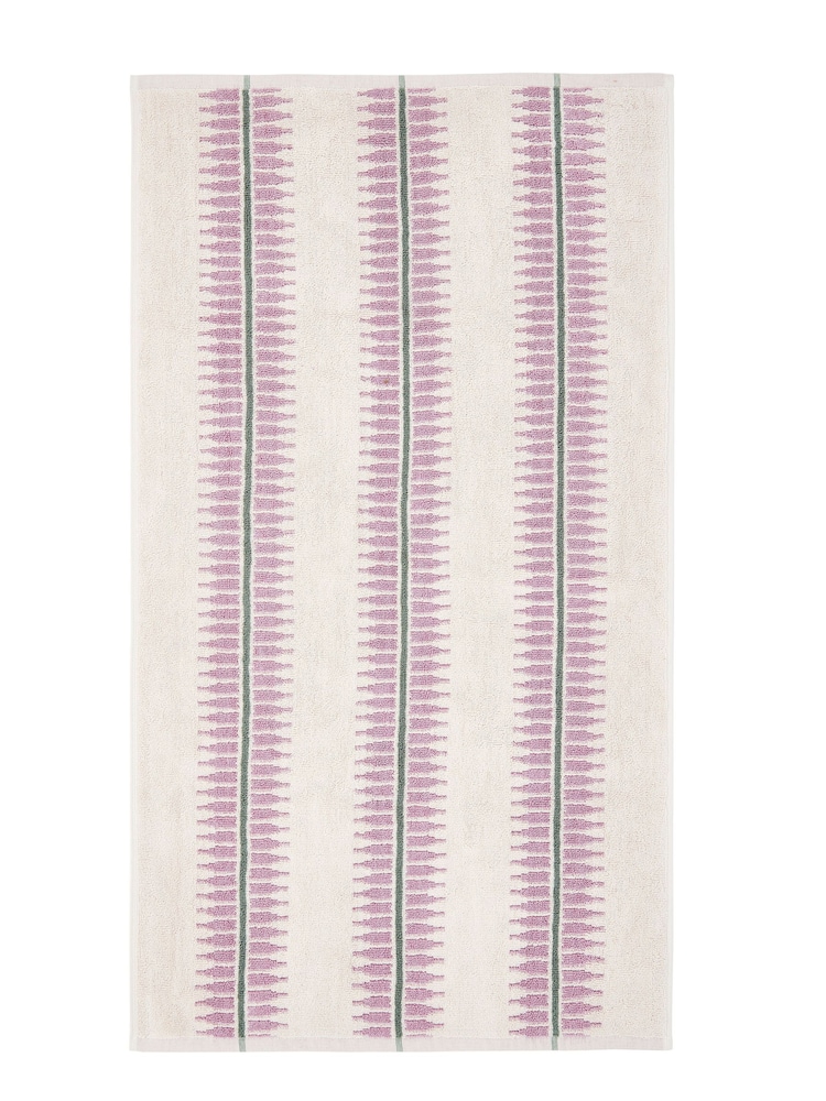 Joules Oat 100% Cotton Fruity Stripe Bath Mat - Image 2 of 2