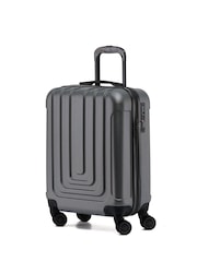 Flight Knight 55x40x20cm Ryanair Priority 8 Wheel ABS Hard Case Cabin Carry On Hand Luggage - Image 1 of 6