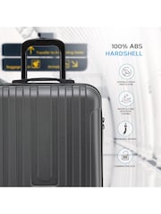 Flight Knight 55x40x20cm Ryanair Priority 8 Wheel ABS Hard Case Cabin Carry On Hand Luggage - Image 3 of 6