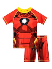 Character Red Iron Man Swim Set - Image 1 of 3