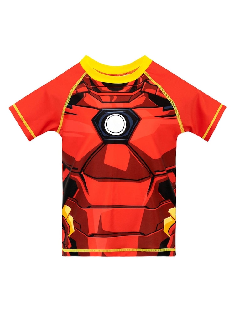 Character Red Iron Man Swim Set - Image 2 of 3
