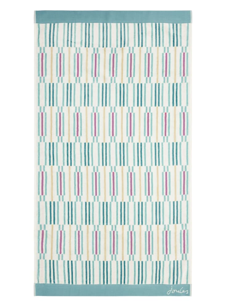 Joules Aqua Collector 100% Cotton Towel - Image 2 of 2