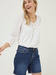FatFace White Bella Top - Image 1 of 6