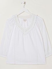 FatFace White Bella Top - Image 6 of 6