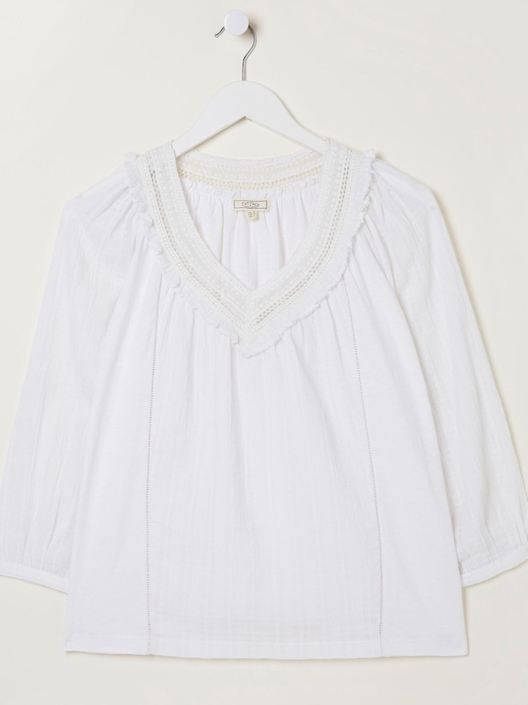 FatFace White Bella Top - Image 6 of 6