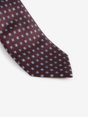 Fig Brown/Blue Floral Signature Made In Italy Tie - Image 2 of 3