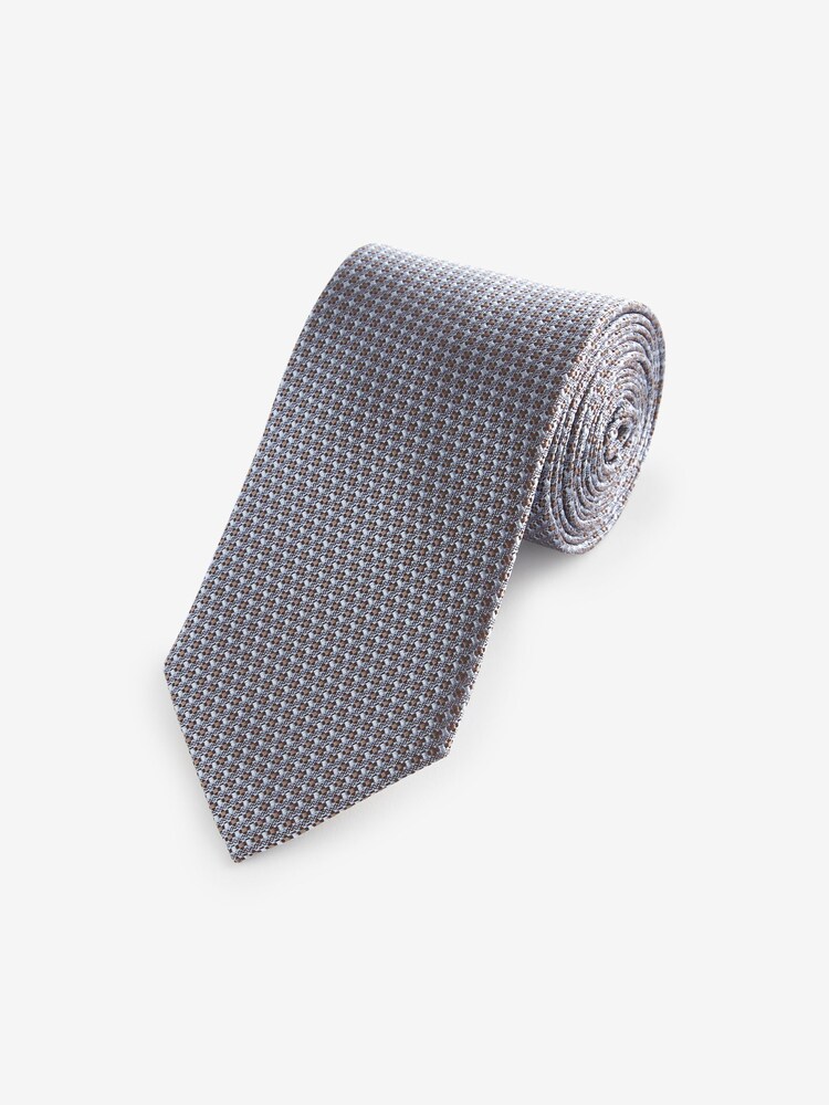 Neutral Brown/Light Blue Signature Made In Italy Tie - Image 1 of 3