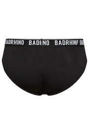 BadRhino Big & Tall Black Briefs 5 Packs - Image 3 of 3